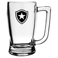 Caneca Decorada Vidro 340ml Botafogo